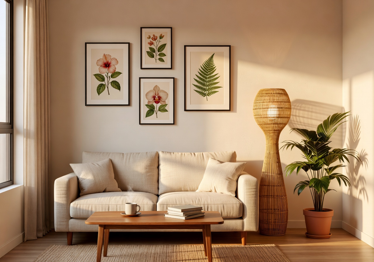 Reka bentuk apartmen kecil AI di Malaysia